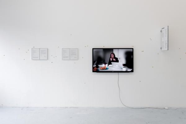 Georgia Sagri, Documentary of Behavioural Currencies, installation view, UP STAT