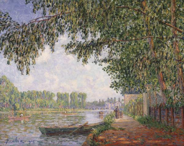 Picabia Effet de soleil sur les bords du Loing