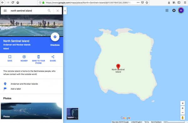 06 North Sentinel Island Google